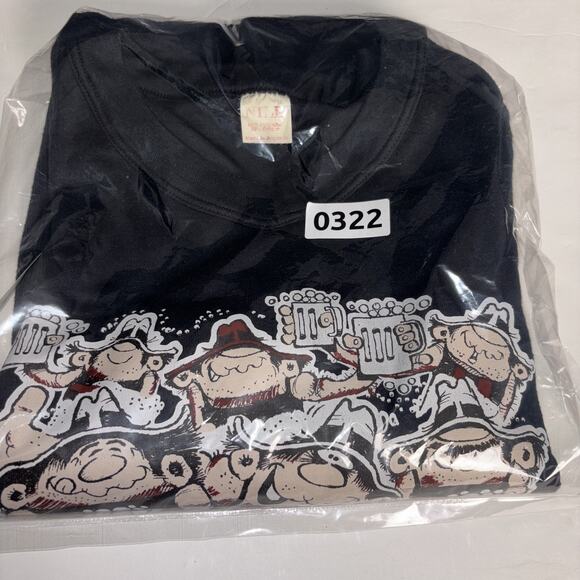 Vintage Aussie Beer‎ Drinking Team Shirt Mens Medium Ken Maynard Cartoon 70s - Picture 10 of 10